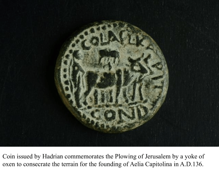Hadrians Commemorative Coin from 136 AD 